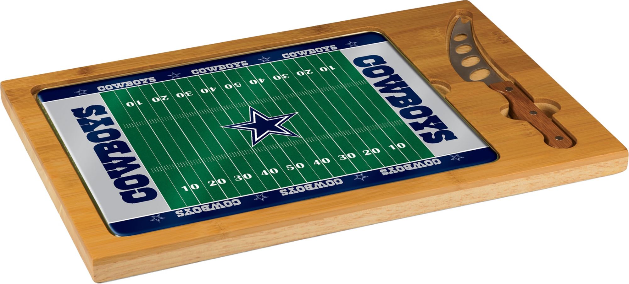 Picnic Time Dallas Cowboys Glass Top Cutting Board Set product image
