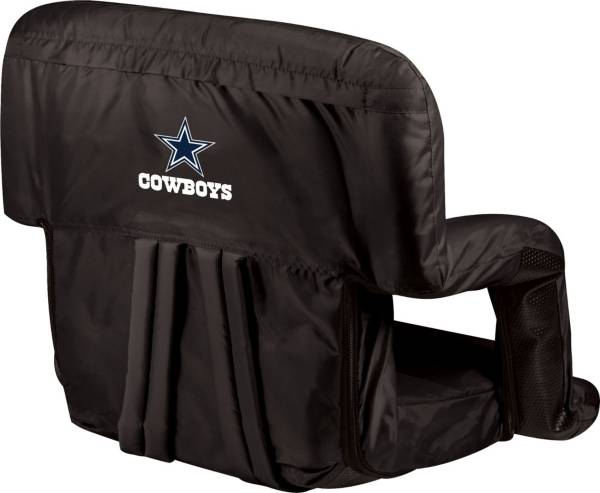 Picnic Time Dallas Cowboys Black Reclining Stadium Seat