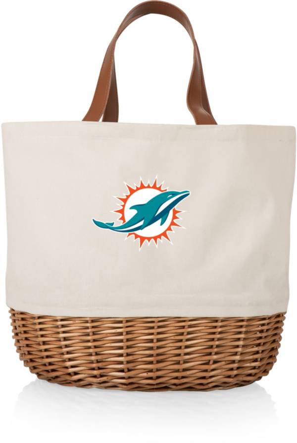 Picnic Time Miami Dolphins Metro Basket, Black