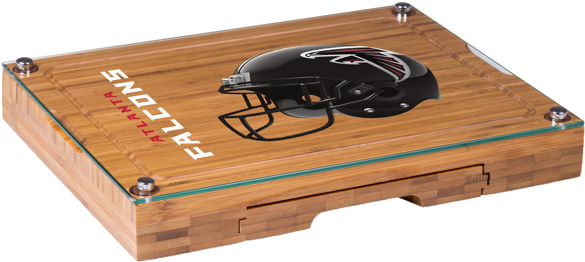 Picnic Time Atlanta Falcons Glass Top Cheese Board and Knife Set product image