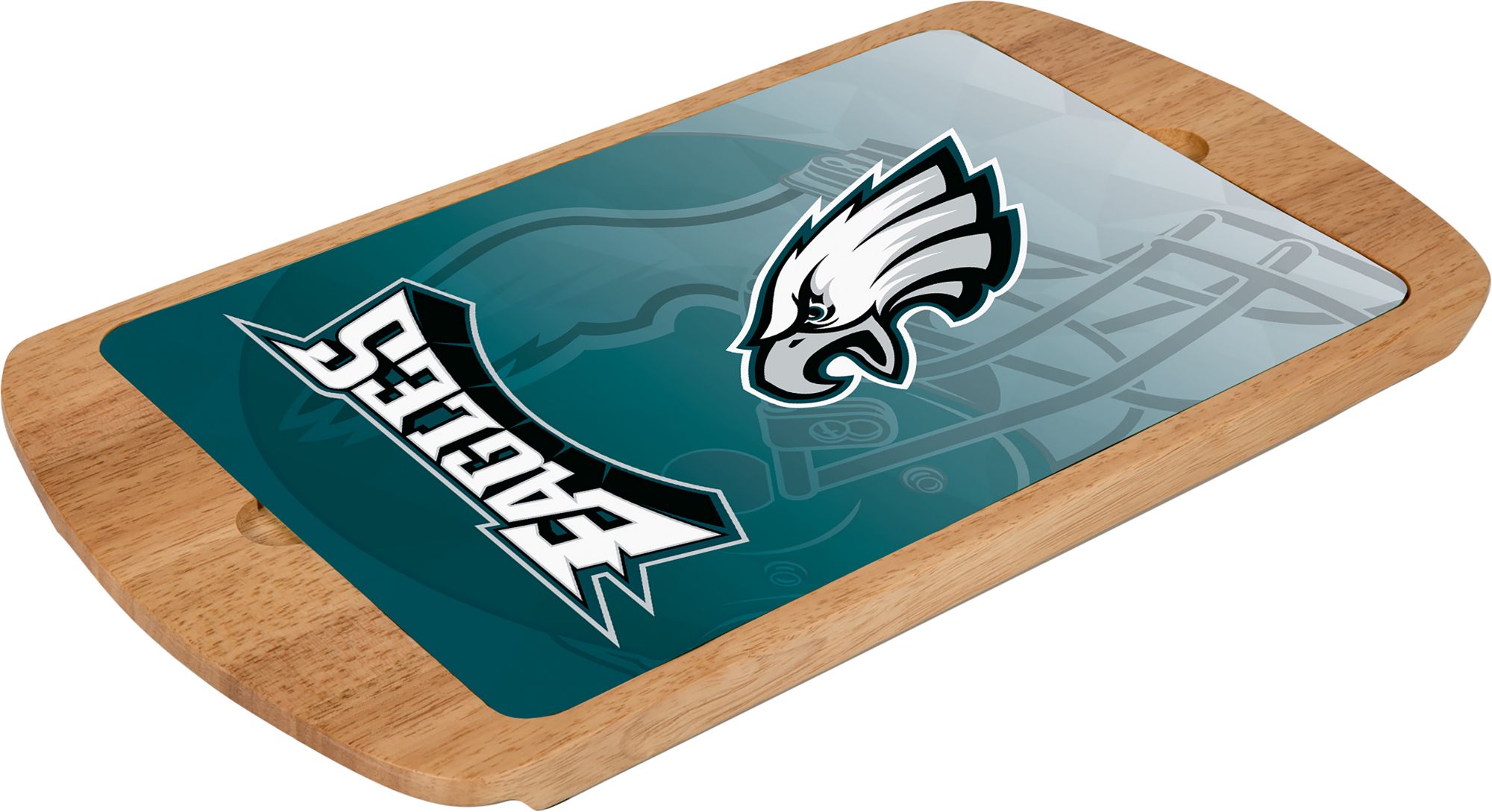 Picnic Time Philadelphia Eagles Billboard Glass Top Serving Tray