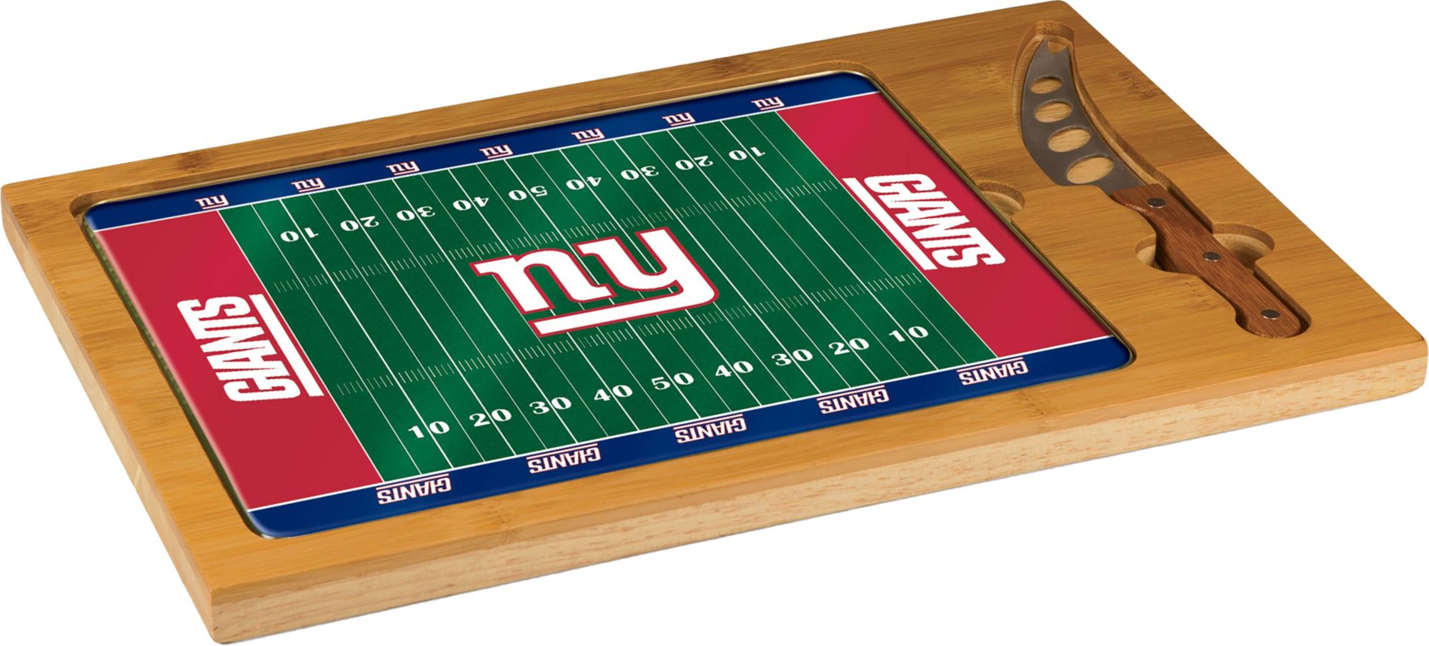 Picnic Time New York Giants Glass Top Cutting Board Set