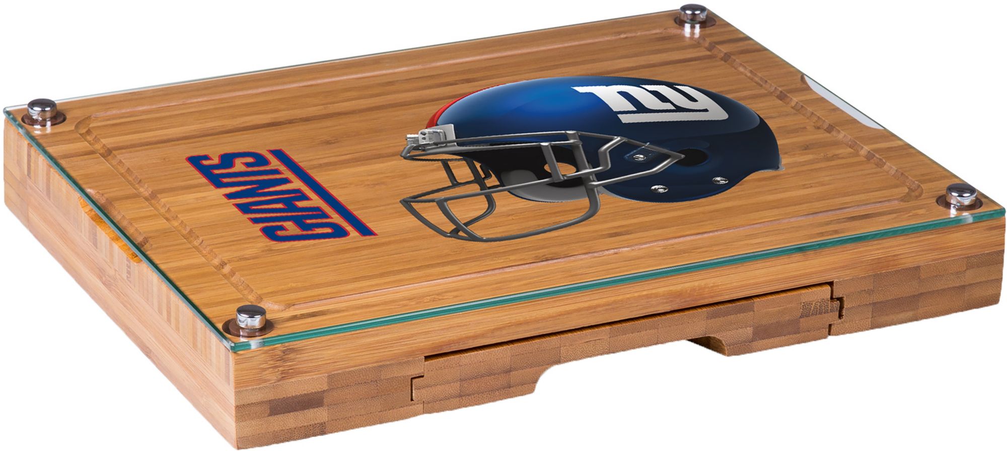 Picnic Time New York Giants Glass Top Cheese Board and Knife Set product image