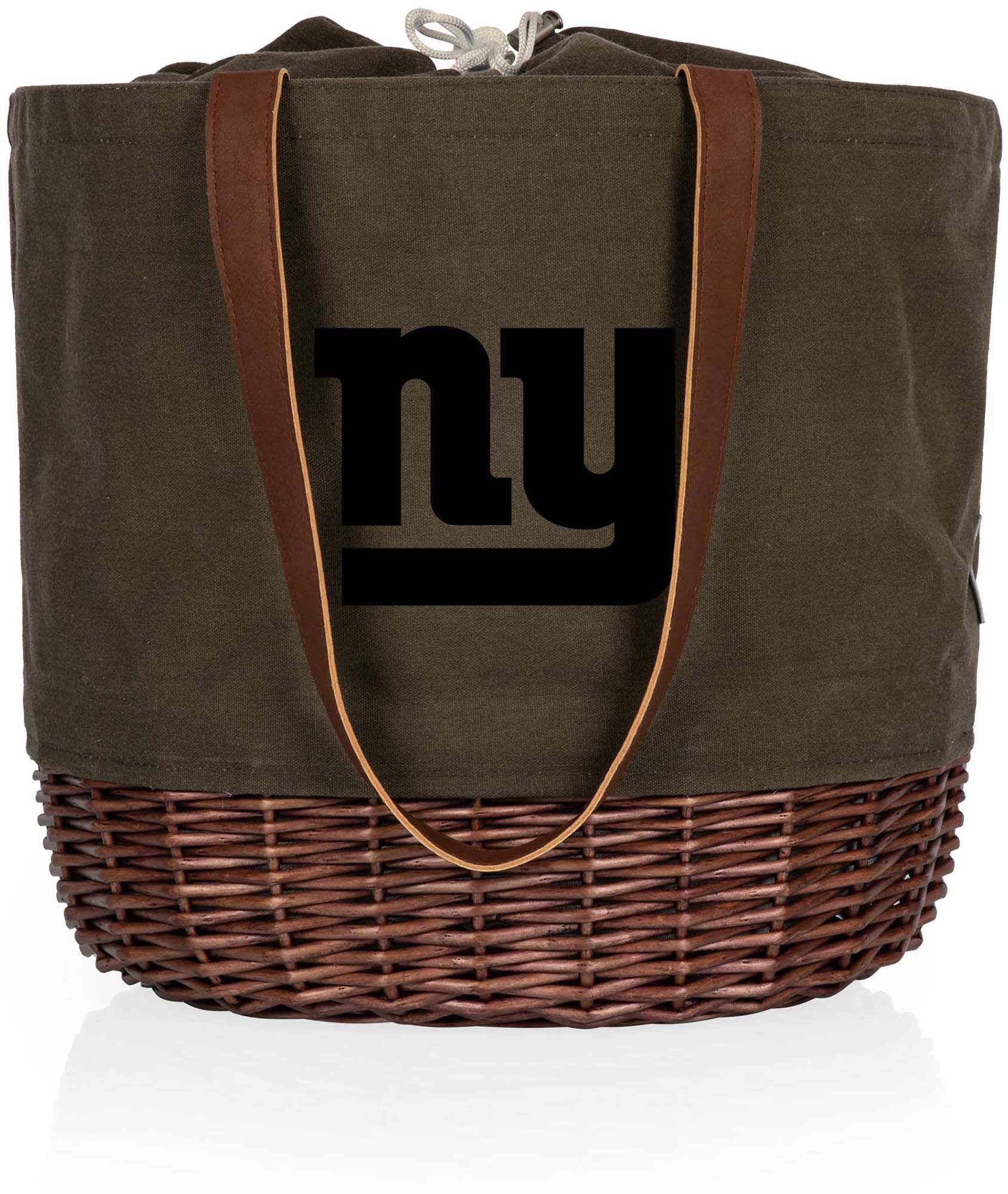Picnic Time New York Giants Coronado Canvas and Willow Basket Tote product image