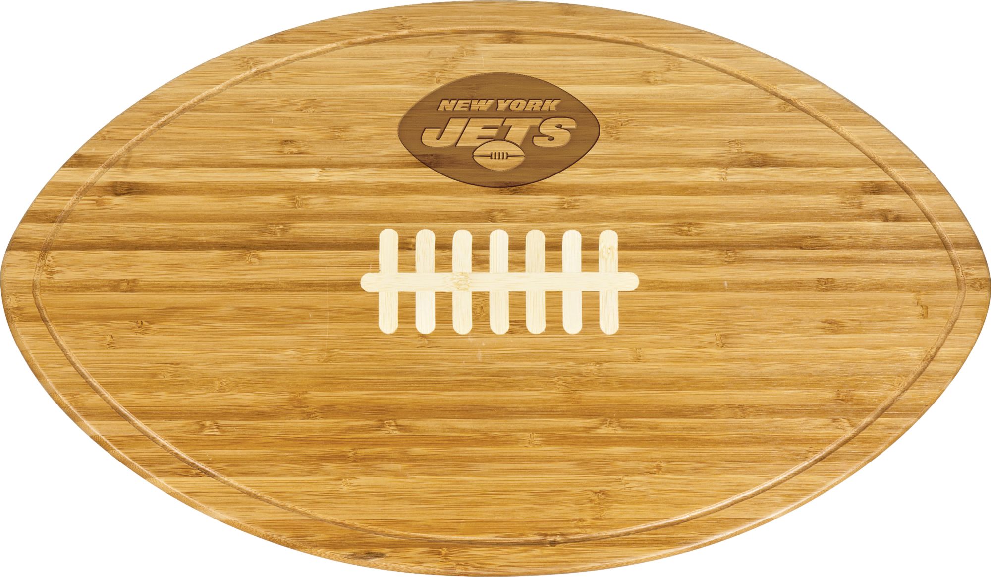 Picnic Time New York Jets Football Shaped Cutting Board product image