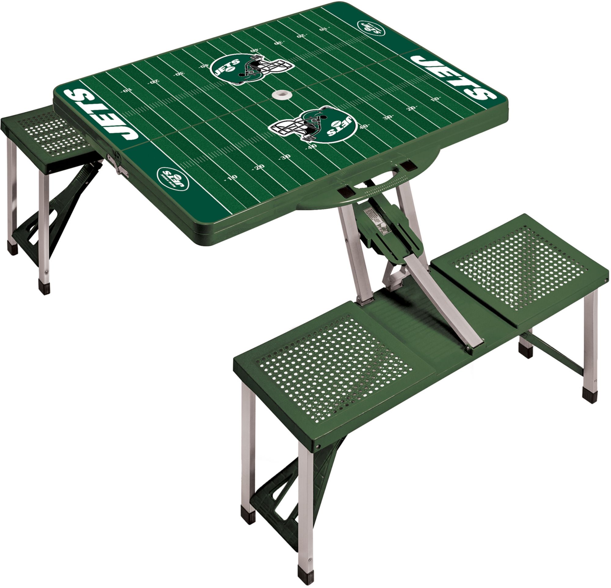 Picnic Time New York Jets Folding Picnic Table with Seats product image