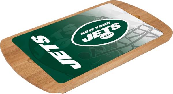 Picnic Time New York Jets Billboard Glass Top Serving Tray