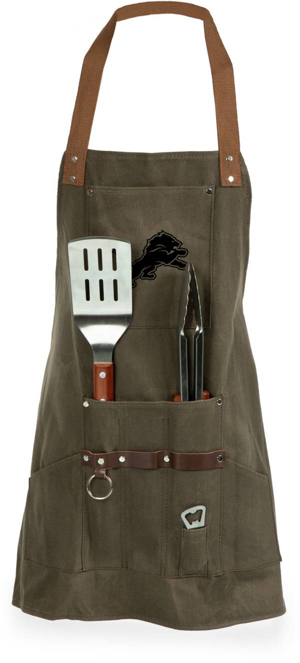Picnic Time Detroit Lions BBQ Apron with Tools product image
