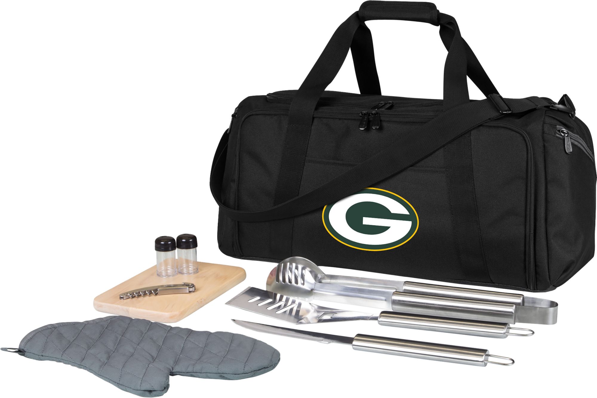 Picnic Time Green Bay Packers Grill Set and Cooler BBQ Kit