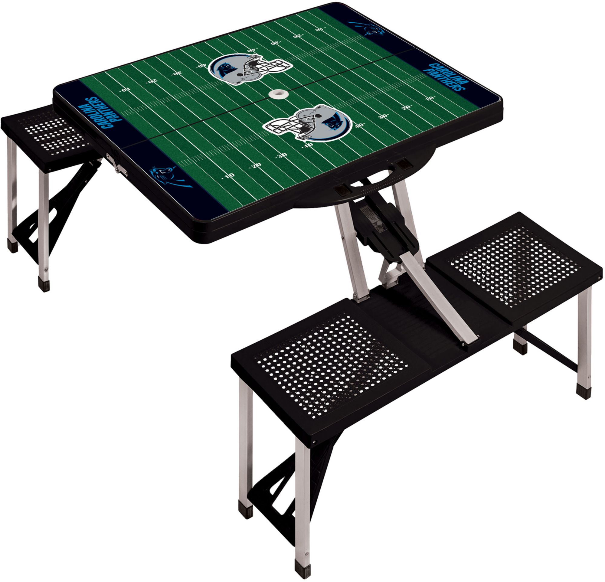 Picnic Time Carolina Panthers Folding Picnic Table with Seats product image