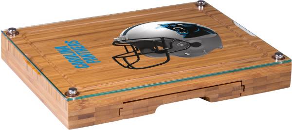 Picnic Time Carolina Panthers Glass Top Cheese Board and Knife Set product image