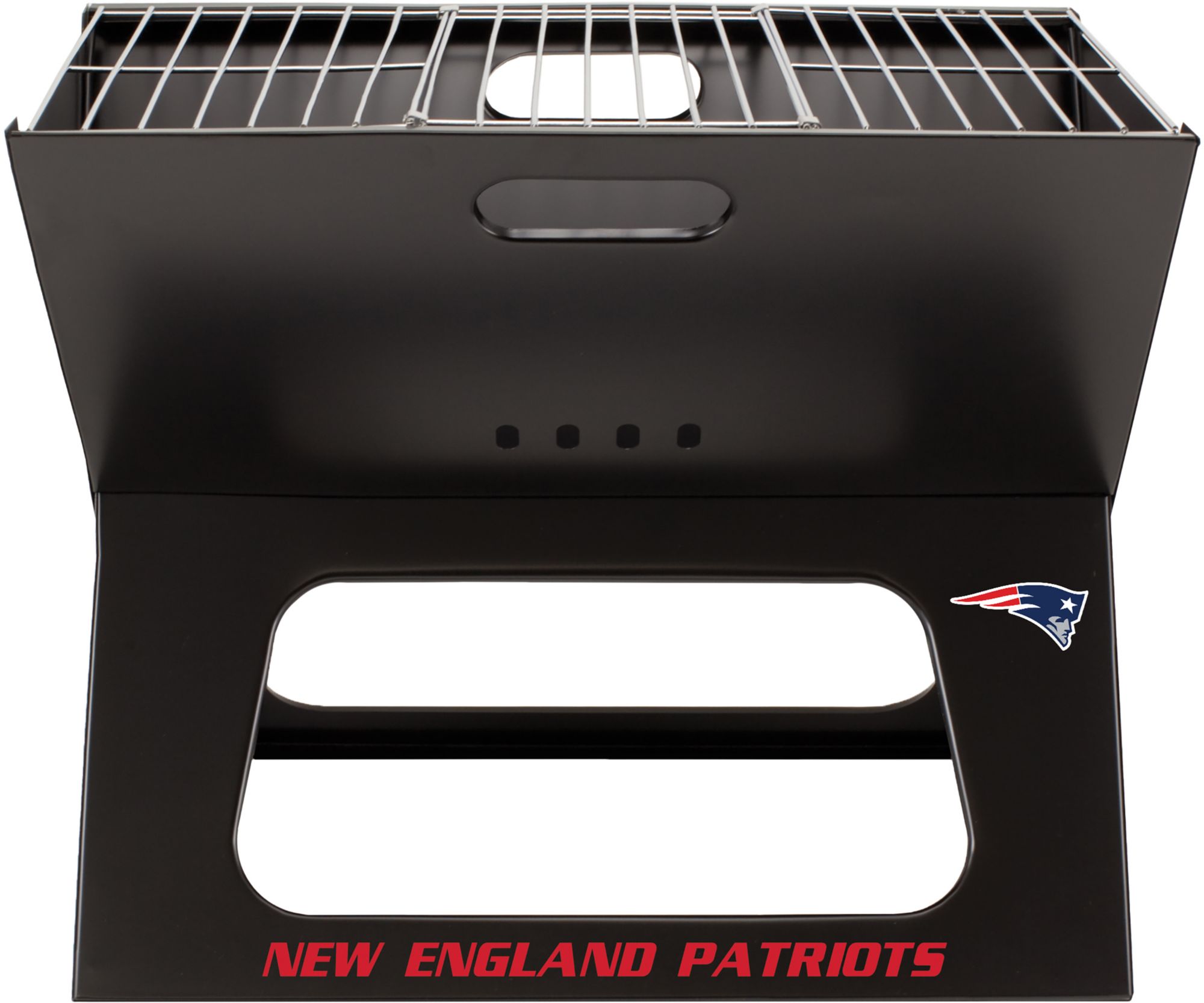 Picnic Time New England Patriots Portable Charcoal BBQ X-Grill Sansujyuku sansujyuku.com