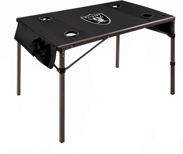 Picnic Time Oakland Raiders Portable Travel Folding Table product image