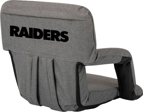 Picnic Time Las Vegas Raiders Gray Reclining Stadium Seat product image