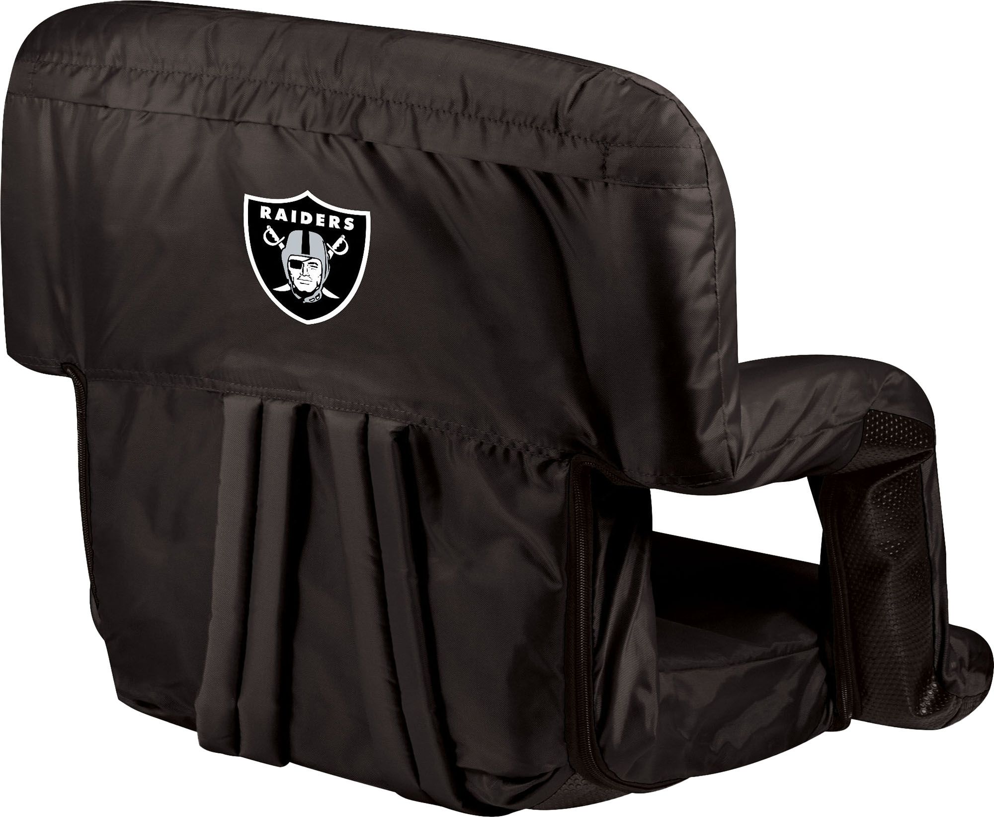 Picnic Time Las Vegas Raiders Black Reclining Stadium Seat product image