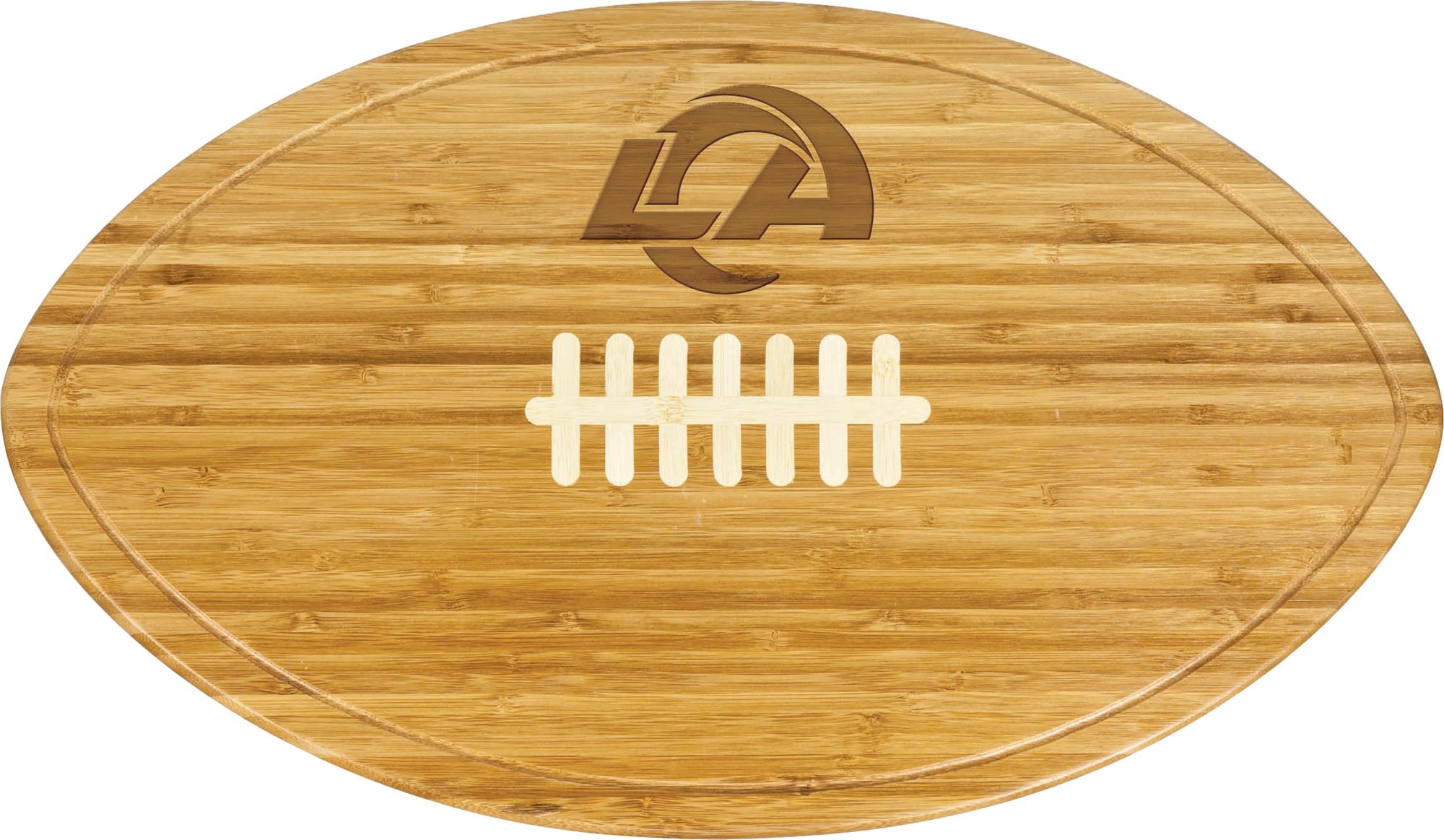 Picnic Time Los Angeles Rams Football Shaped Cutting Board product image