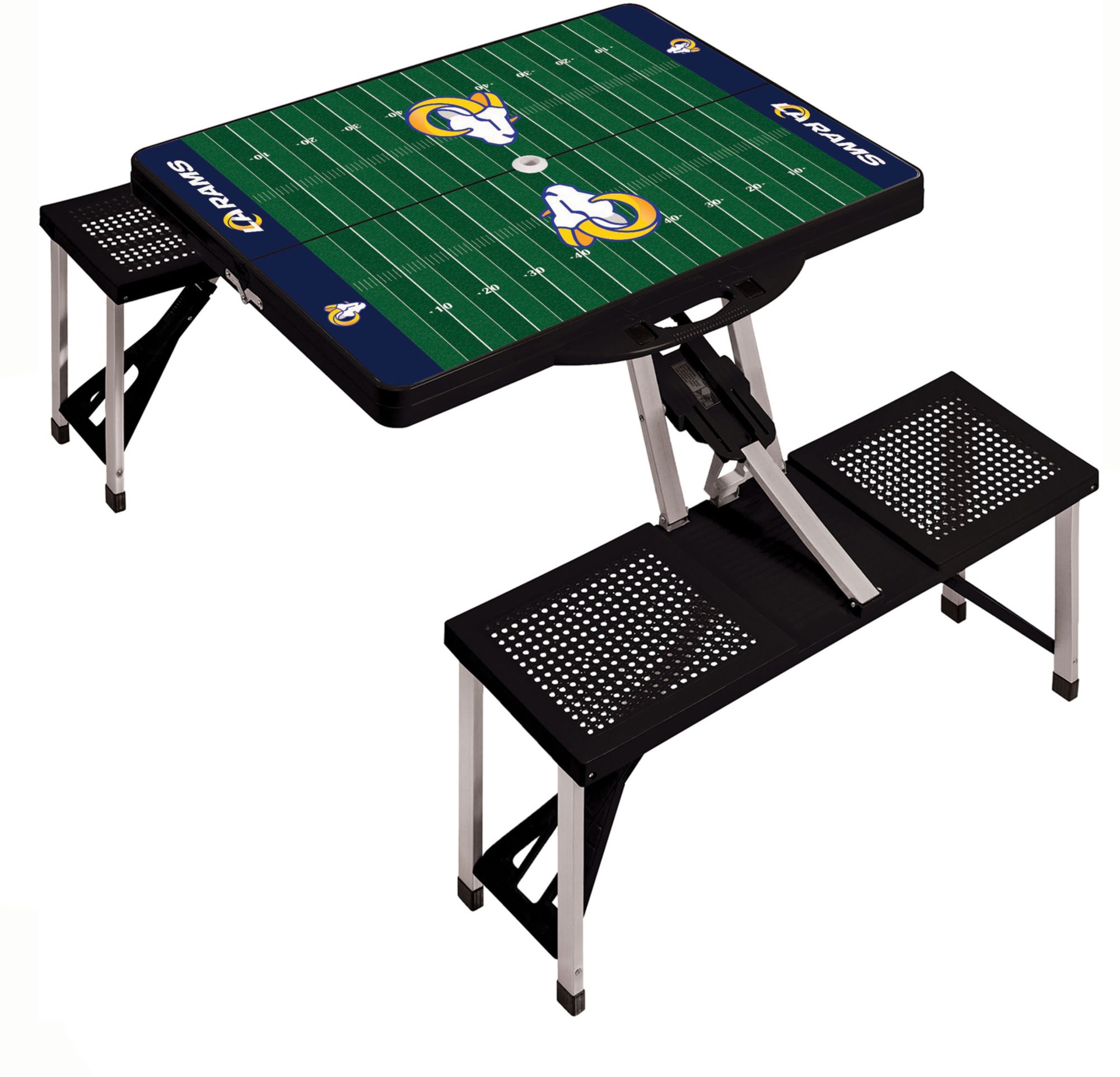 Picnic Time Los Angeles Rams Folding Picnic Table with Seats product image