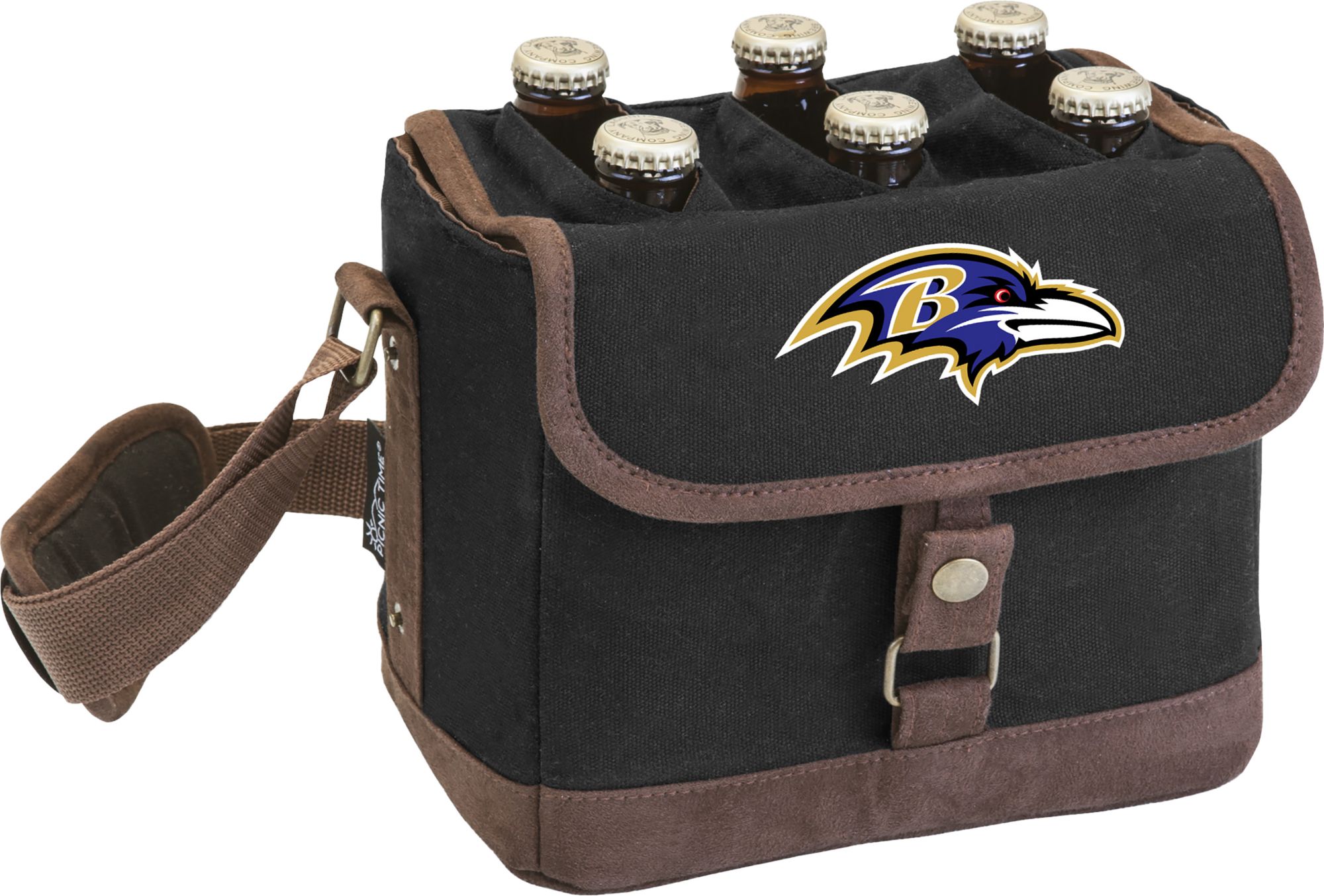 Picnic Time Baltimore Ravens Beer Caddy Cooler Tote product image