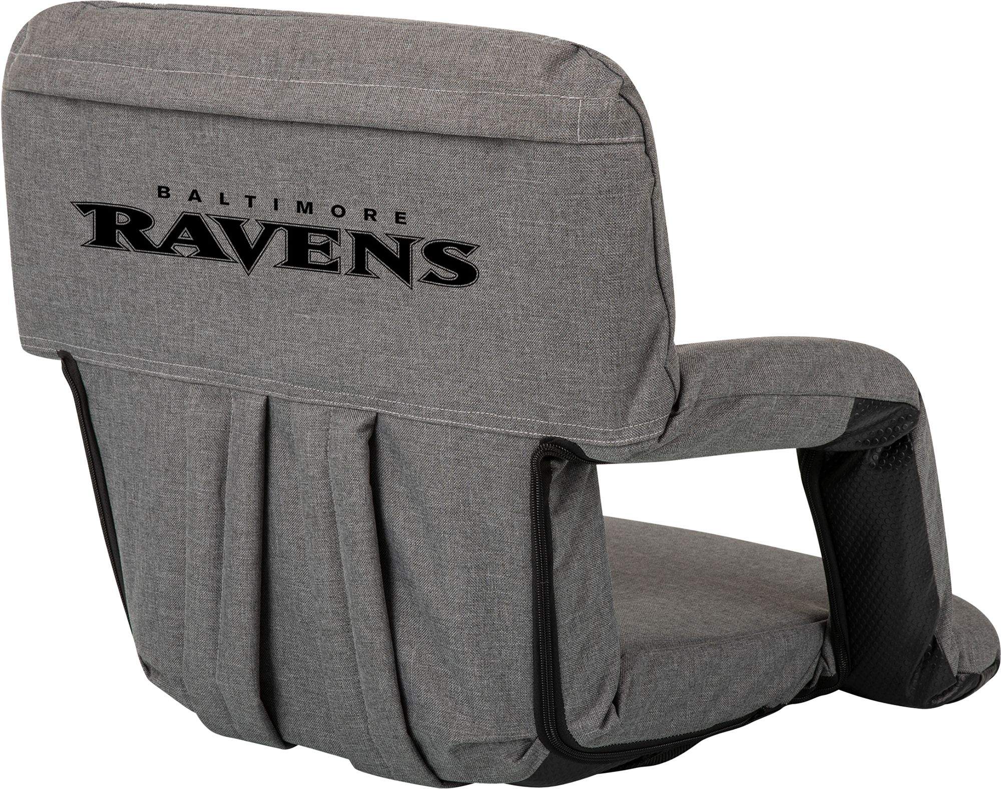 Picnic Time Baltimore Ravens Gray Reclining Stadium Seat product image