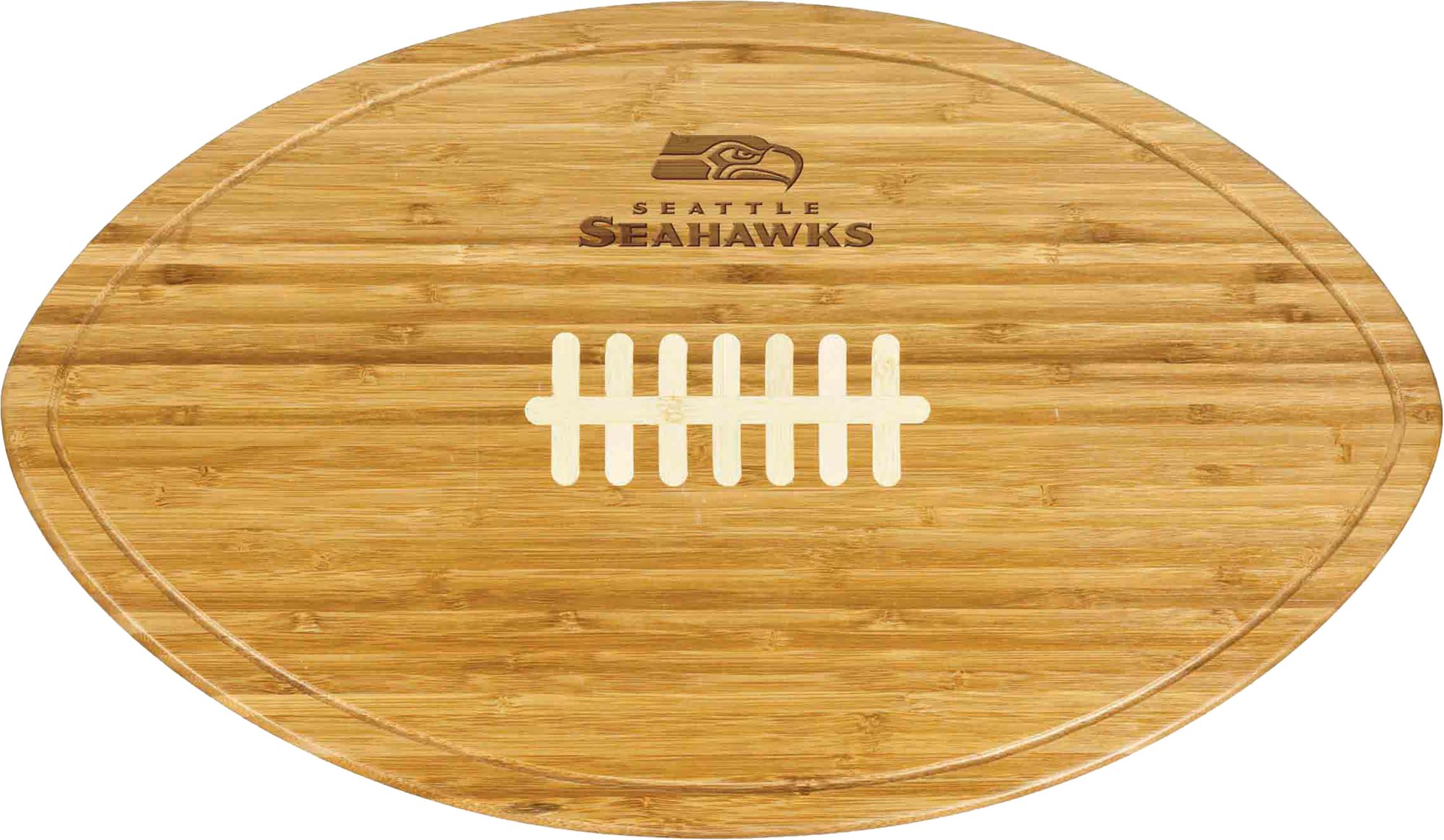 Picnic Time Seattle Seahawks Football Shaped Cutting Board product image