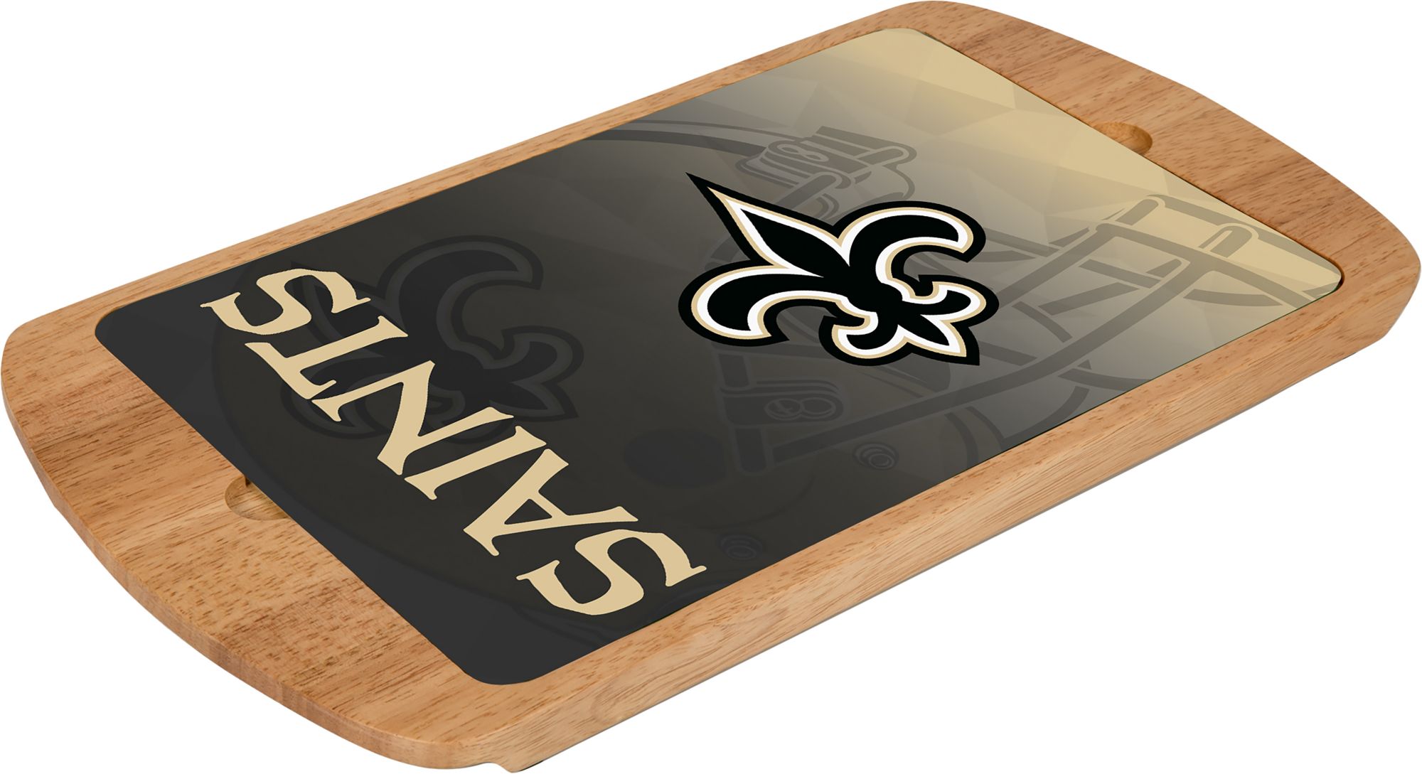 Picnic Time New Orleans Saints Billboard Glass Top Serving Tray product image