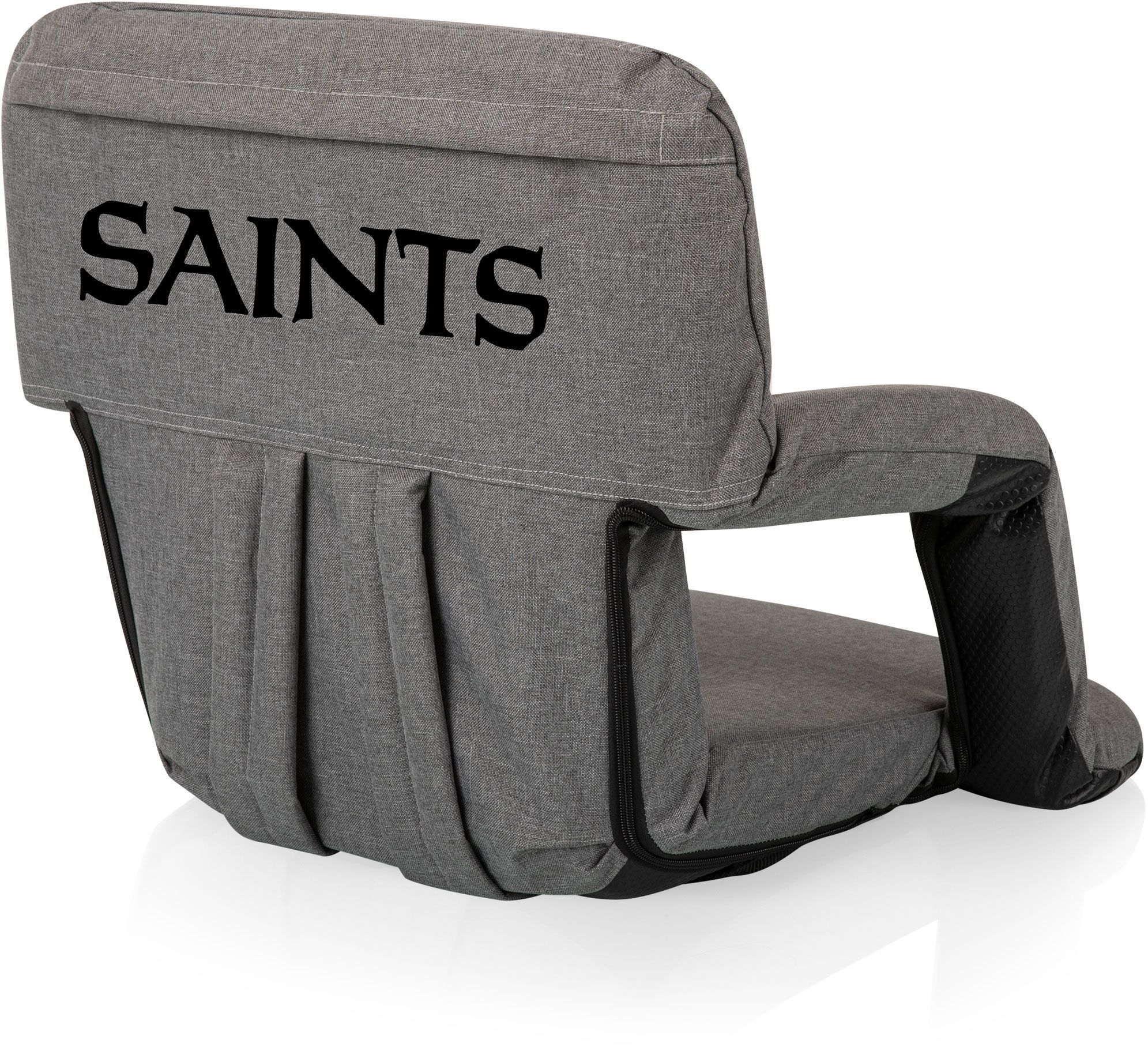 Picnic Time New Orleans Saints Gray Reclining Stadium Seat product image