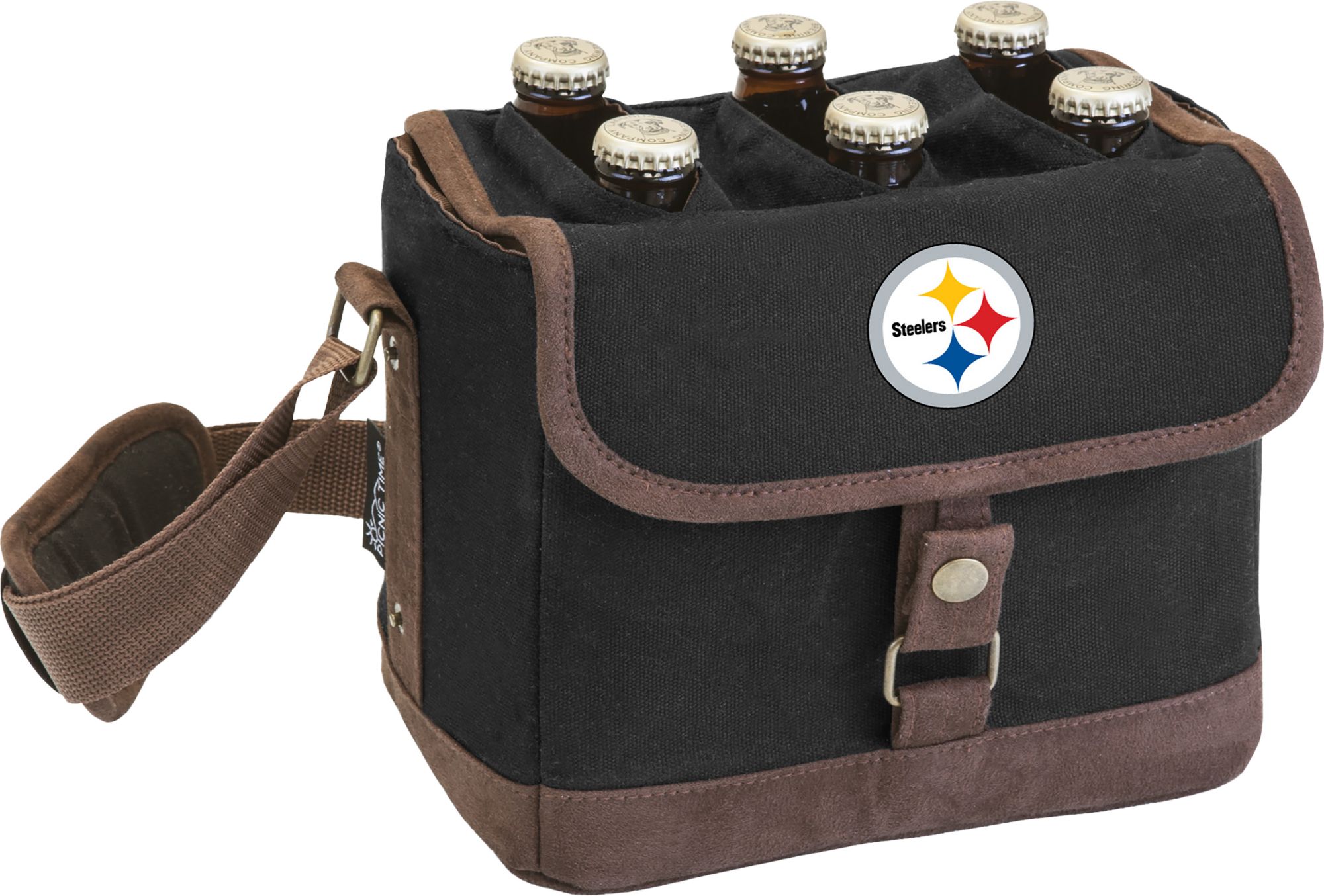 Picnic Time Pittsburgh Steelers Beer Caddy Cooler Tote product image