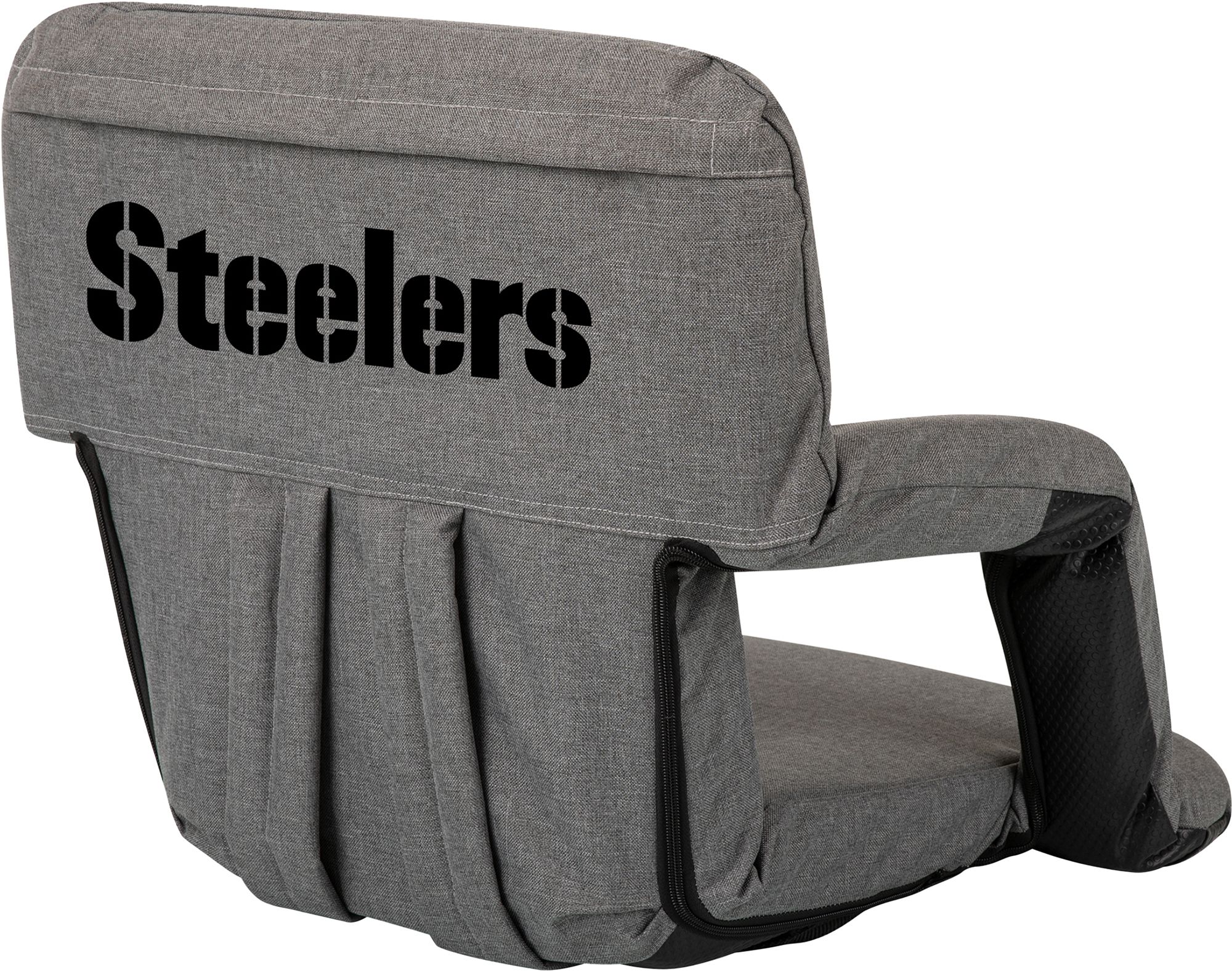 Picnic Time Pittsburgh Steelers Gray Reclining Stadium Seat product image