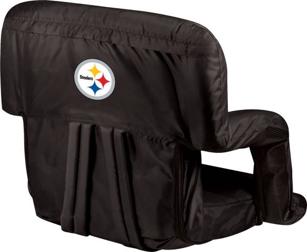 Picnic Time Pittsburgh Steelers Black Reclining Stadium Seat product image