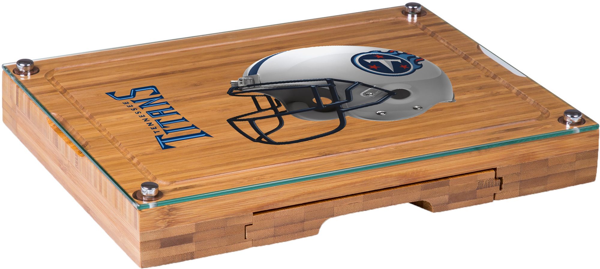 Picnic Time Tennessee Titans Glass Top Cheese Board and Knife Set product image