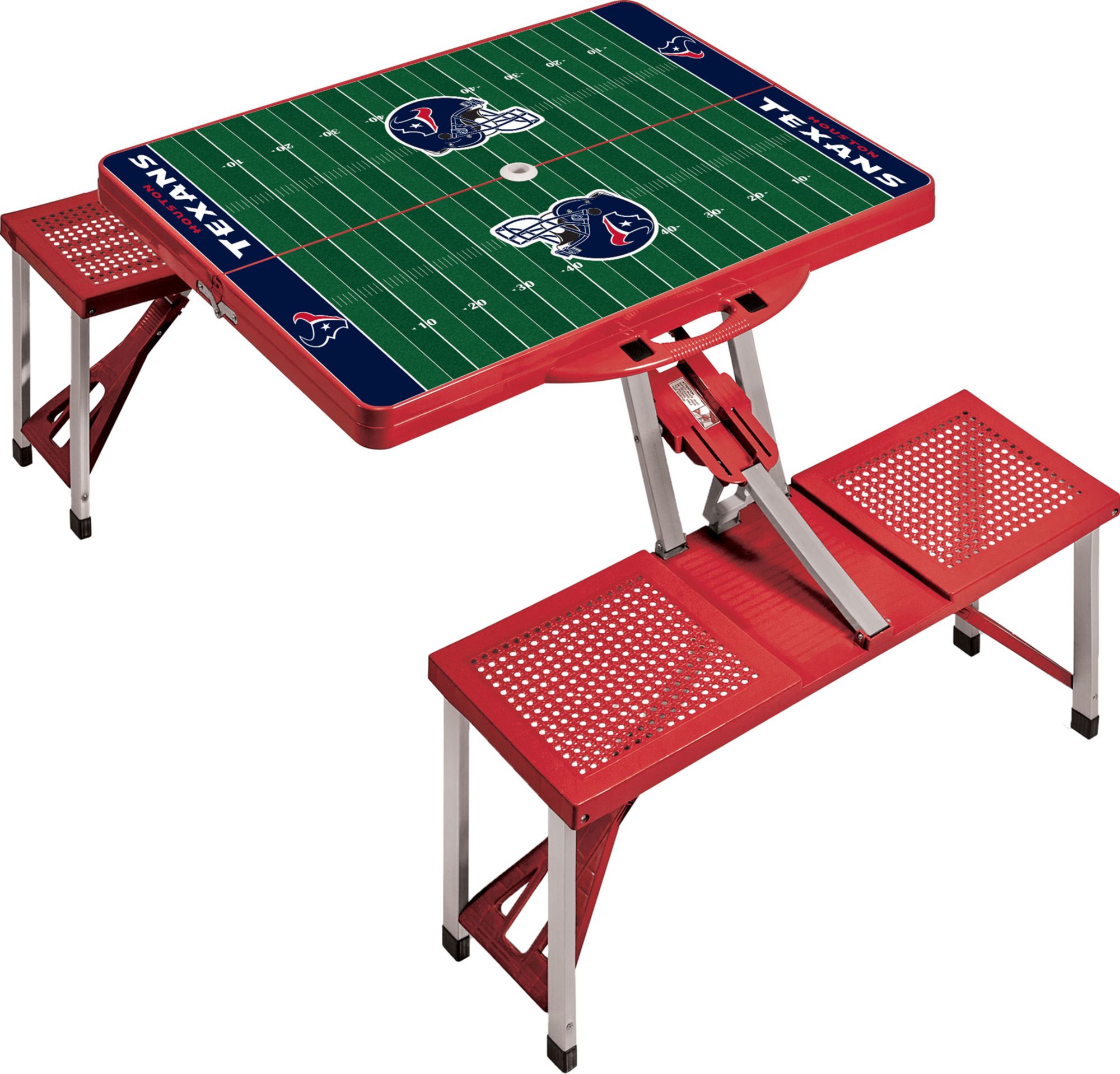 Picnic Time Houston Texans Folding Picnic Table with Seats product image