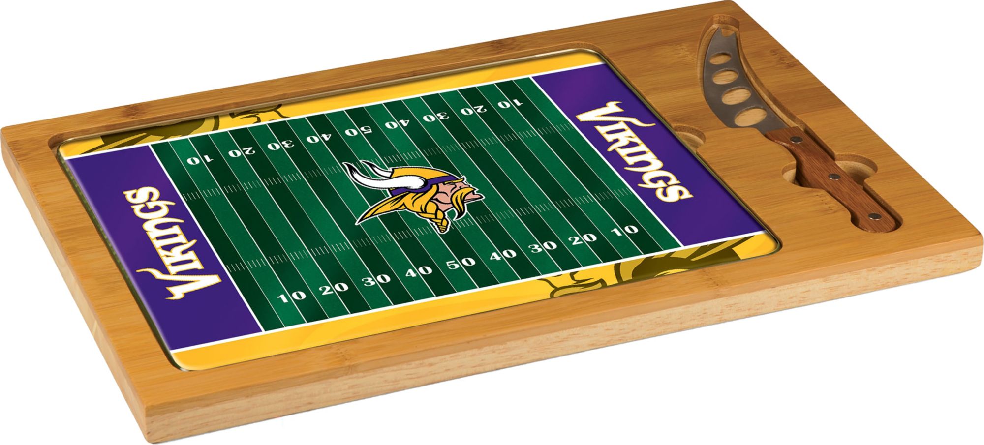 Picnic Time Minnesota Vikings Glass Top Cutting Board Set product image