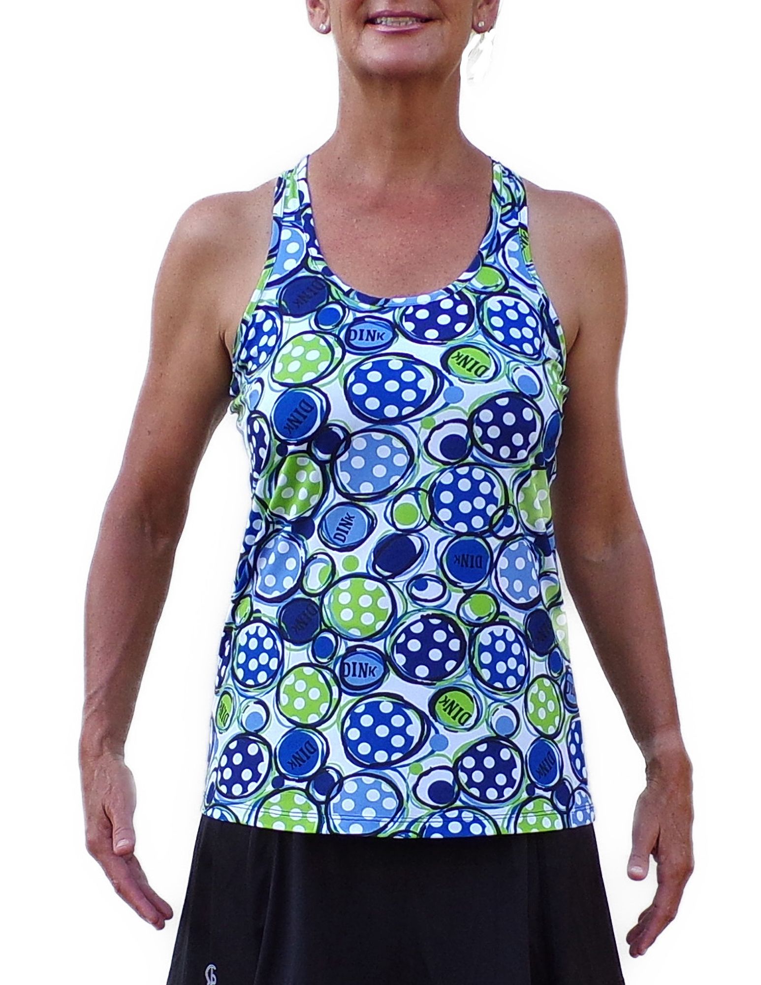 Pickleball Bella Women's Bella Dink 1 Racerback Tank Top product image