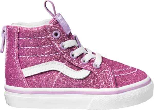 Vans toddler store pink glitter