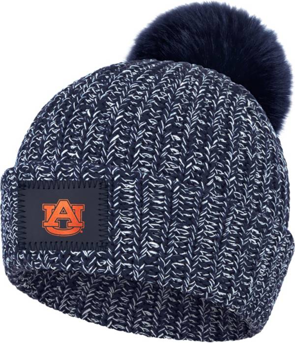 Love Your Melon Auburn Tigers Blue Speckled Pom Knit Beanie product image