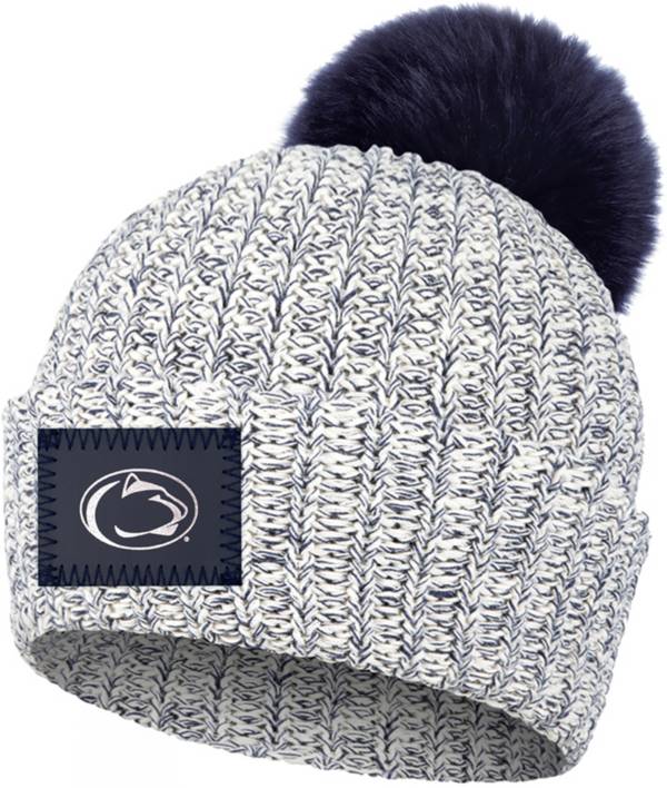 Love Your Melon Penn State Nittany Lions Grey Speckled Pom Knit Beanie product image