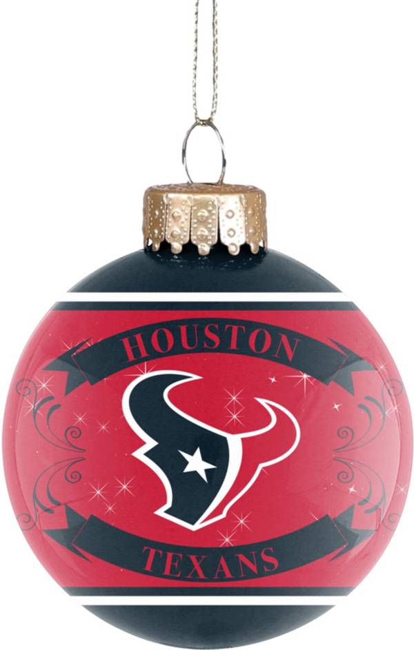 FOCO Houston Texans Glass Ball Ornament product image