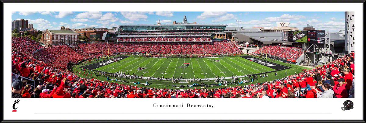 Blakeway Panoramas Cincinnati Bearcats Standard Framed Picture