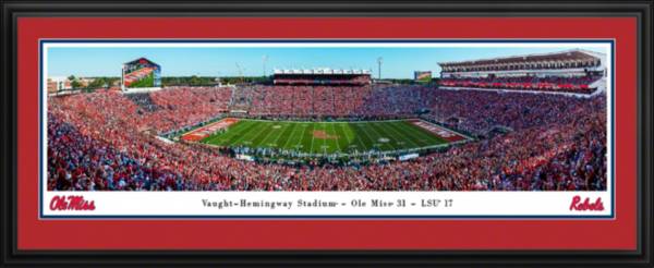 Blakeway Panoramas Ole Miss Rebels Deluxe Framed Picture product image