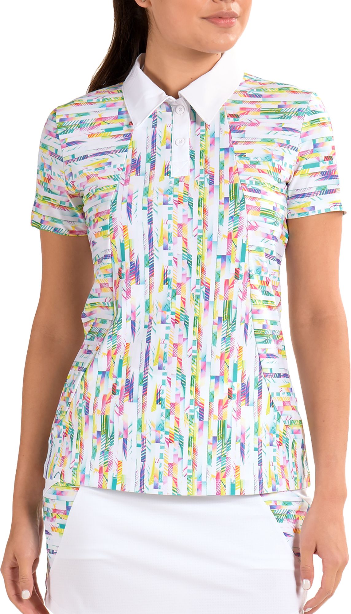 Swingdish Women's Meredith White Polo Golf Top product image