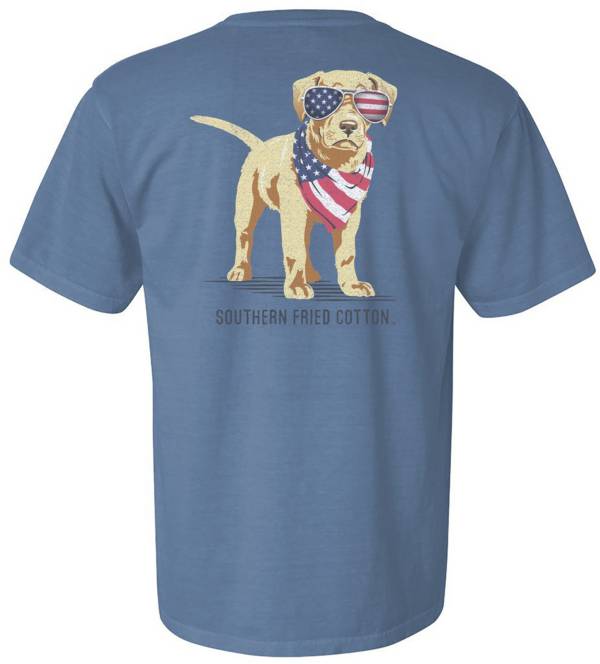 Southern Fried Cotton Mens American Puppy Short Sleeve Graphic T Shirt product image