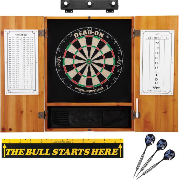 Viper Dead On Sisal Dartboard, Cabinet, and Accessory Bundle product image