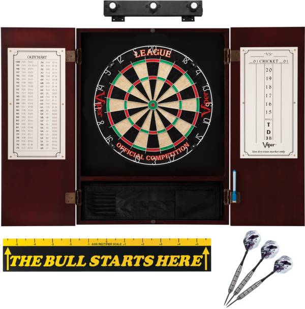 Viper Stadium Dartboard Cabinet with Shot King Sisal Dartboard