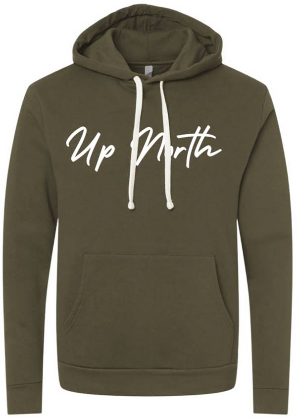 Up North Military Green Manitowish Script Hoodie product image