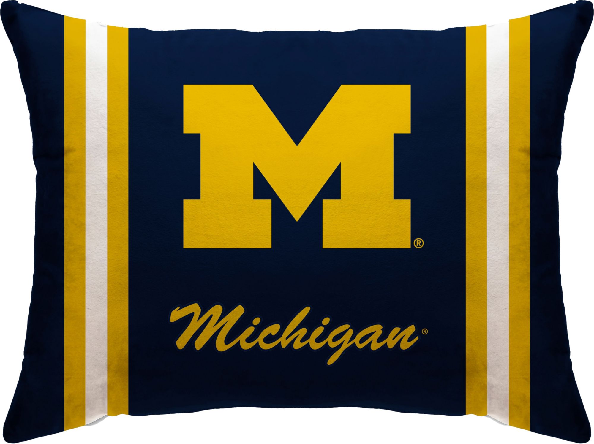 Pegasus Sports Michigan Wolverines Logo Bed Pillow