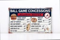 Atlanta Braves Ticket Style Sports Birthday Invitations Canv