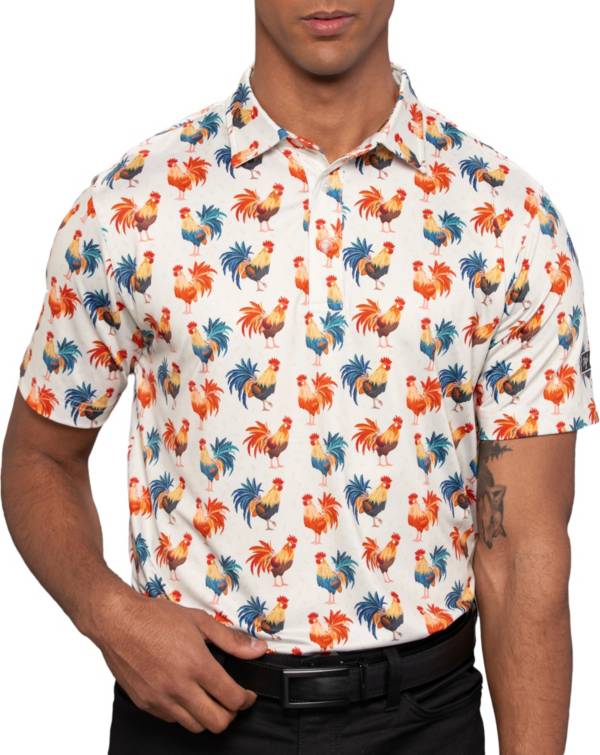 Waggle Men's Cocky Rooster Golf Polo product image