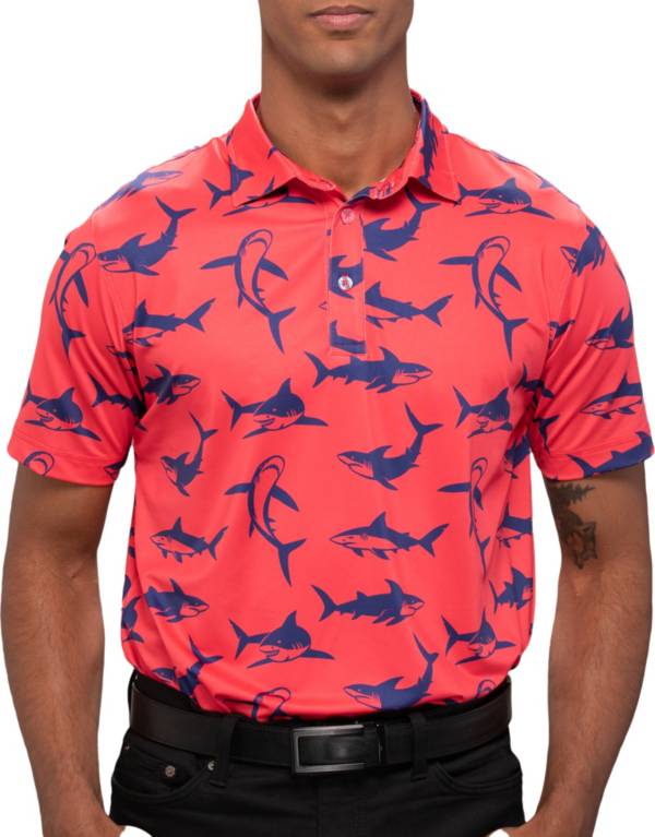 Waggle Men's Shark Attack Golf Polo product image