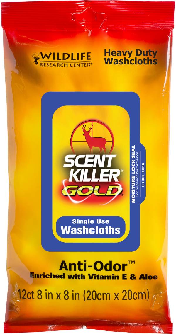 Wildlife Research Scent Killer Gold Heavy Duty Washcloths – 12 Pack product image