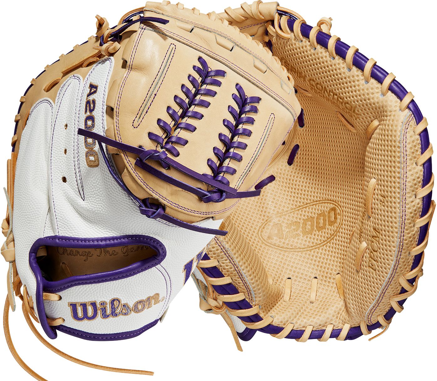 Wilson 34'' Aubree Munro A2000 SuperSkin Series Fastpitch Catcher's Mitt 2023 product image